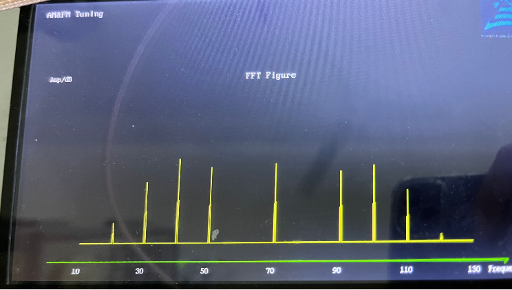 FM的FFT频谱图