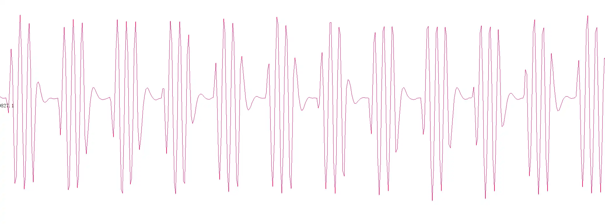 ASK的采集到的波形